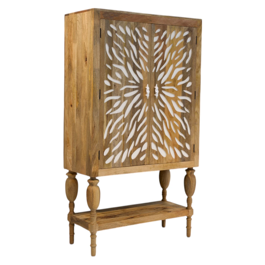 Nature’s Carve Accent Cabinet
