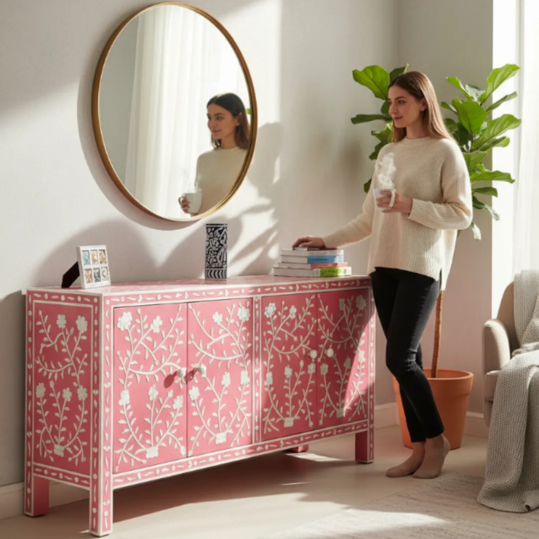 Fleur de Corail Credenza Sideboard