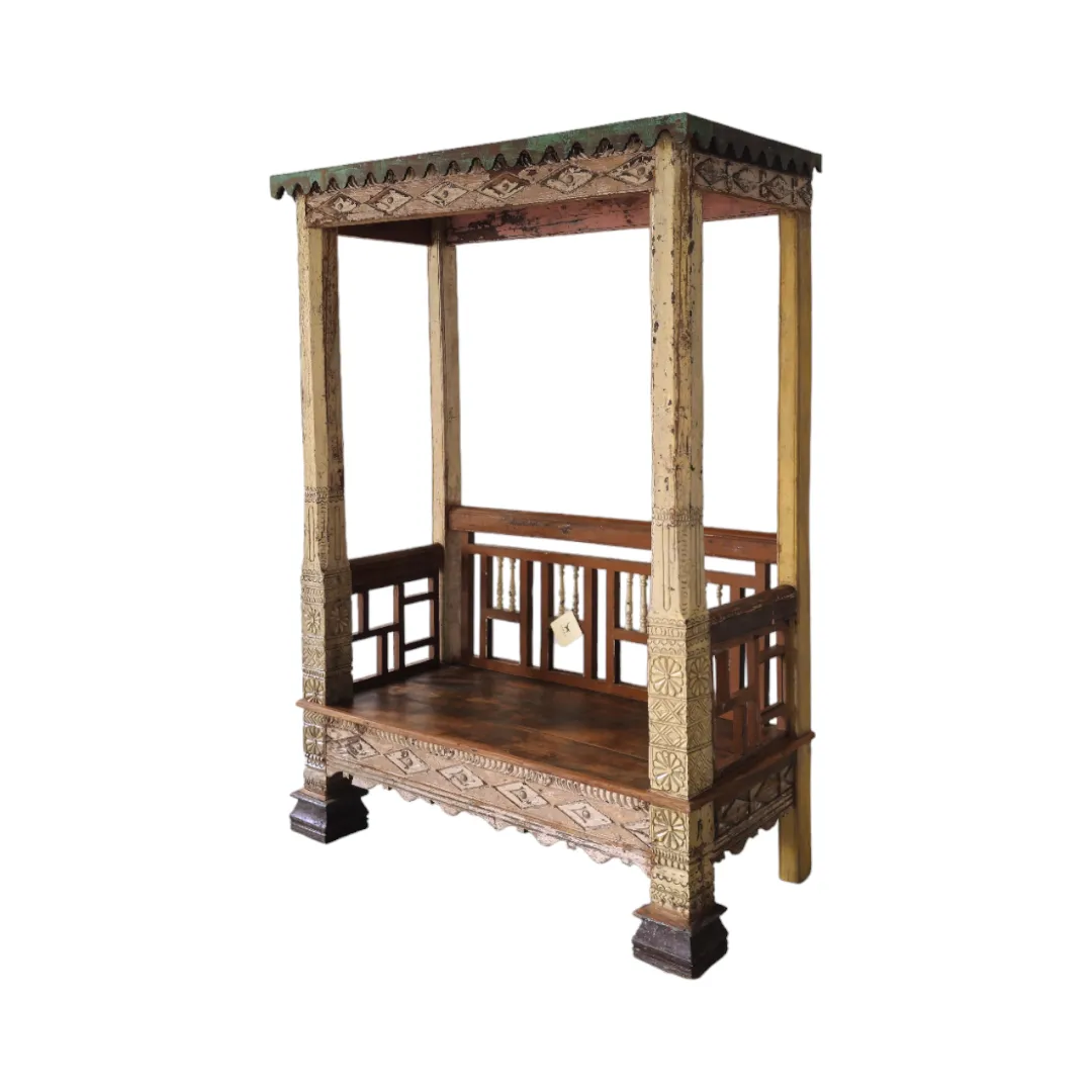 The Carved Sanctuary Bench