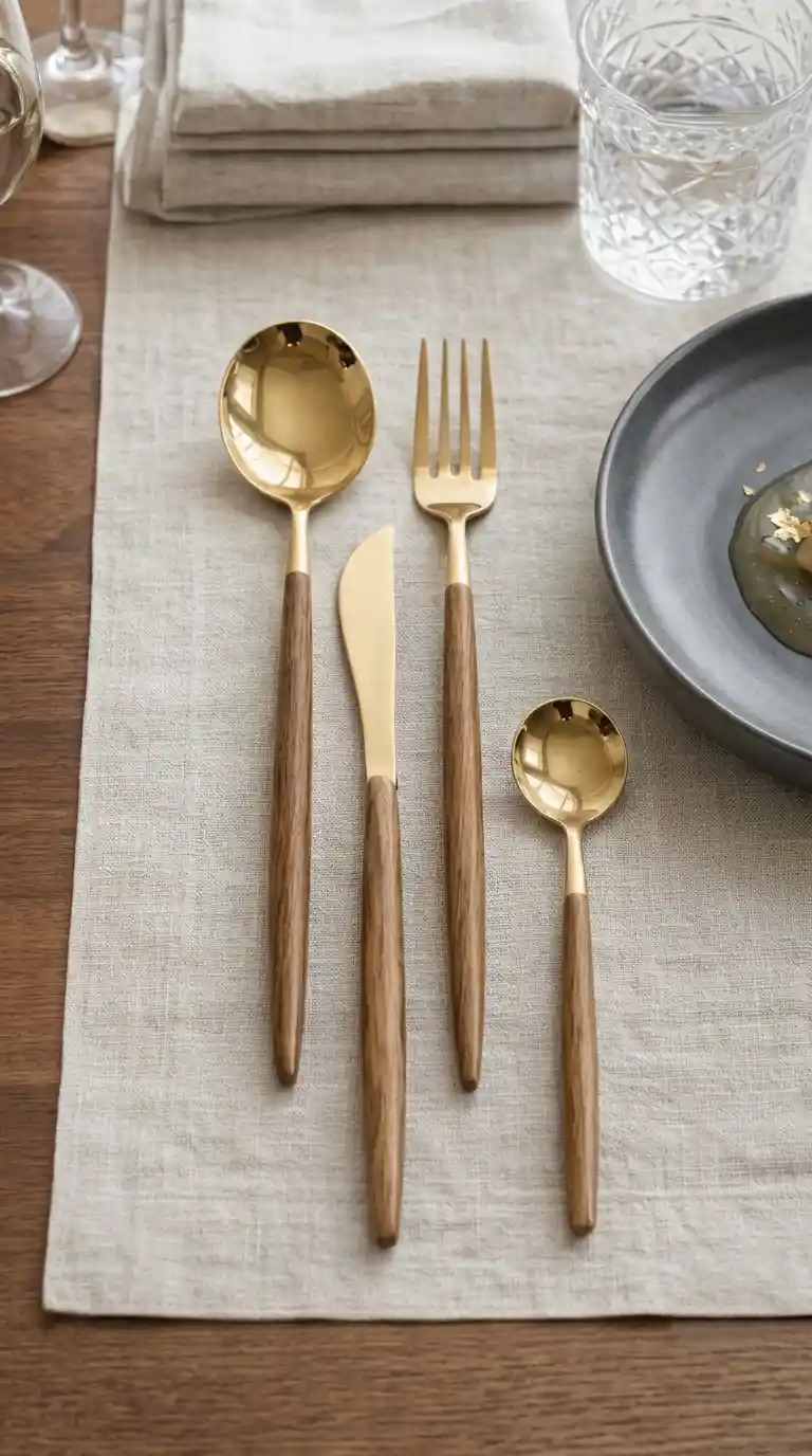Dusk Organic Gold Dinner Knife