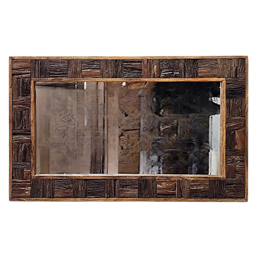 The Levant Mosaic Reclaimed Timber Mirror