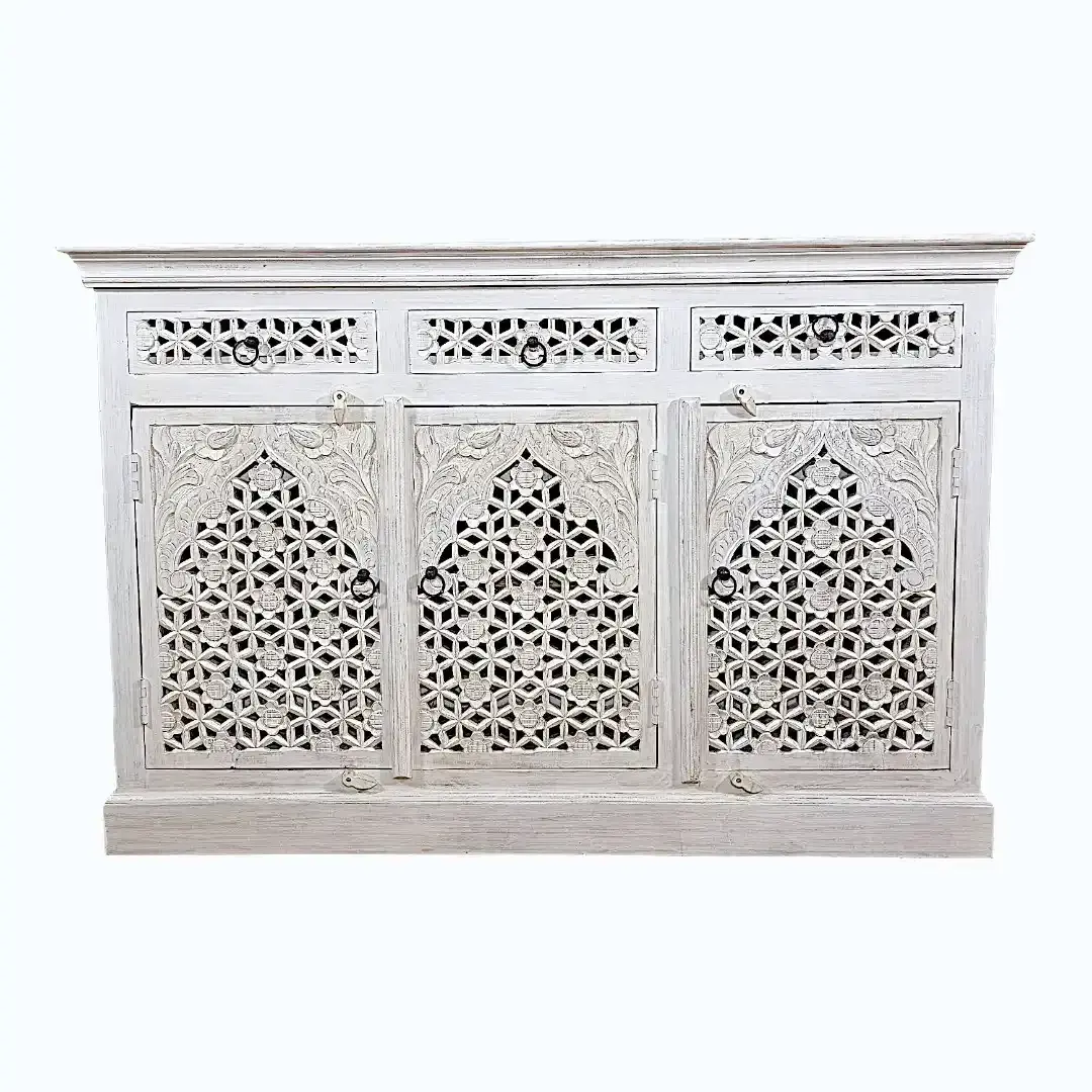 Medina Floral Garden Sideboard | خزانة "حديقة المدينة" المزخرفة