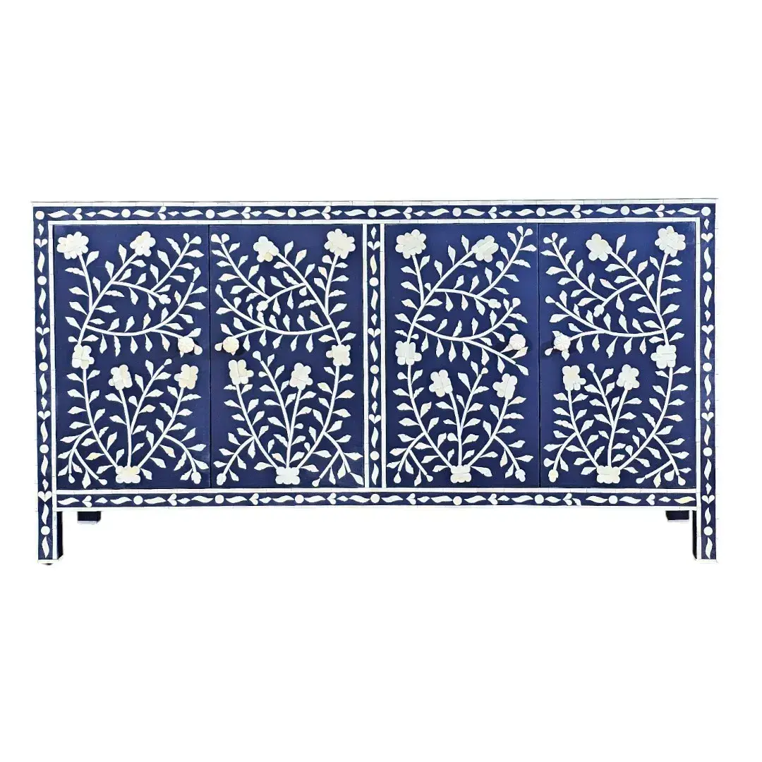 The Farah Practical Blue Sideboard