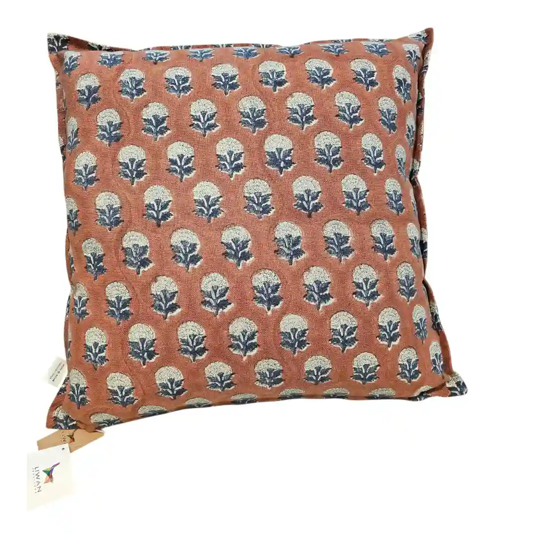 The Gulistan Saffron & Slate Heritage Cushion Cover