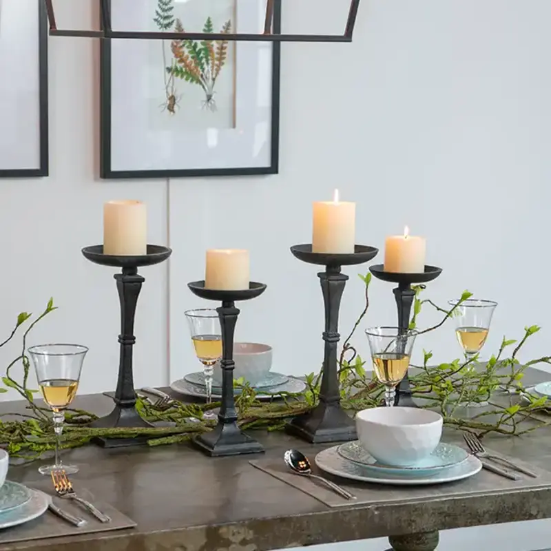 Venetian Iron Candelabra Stand