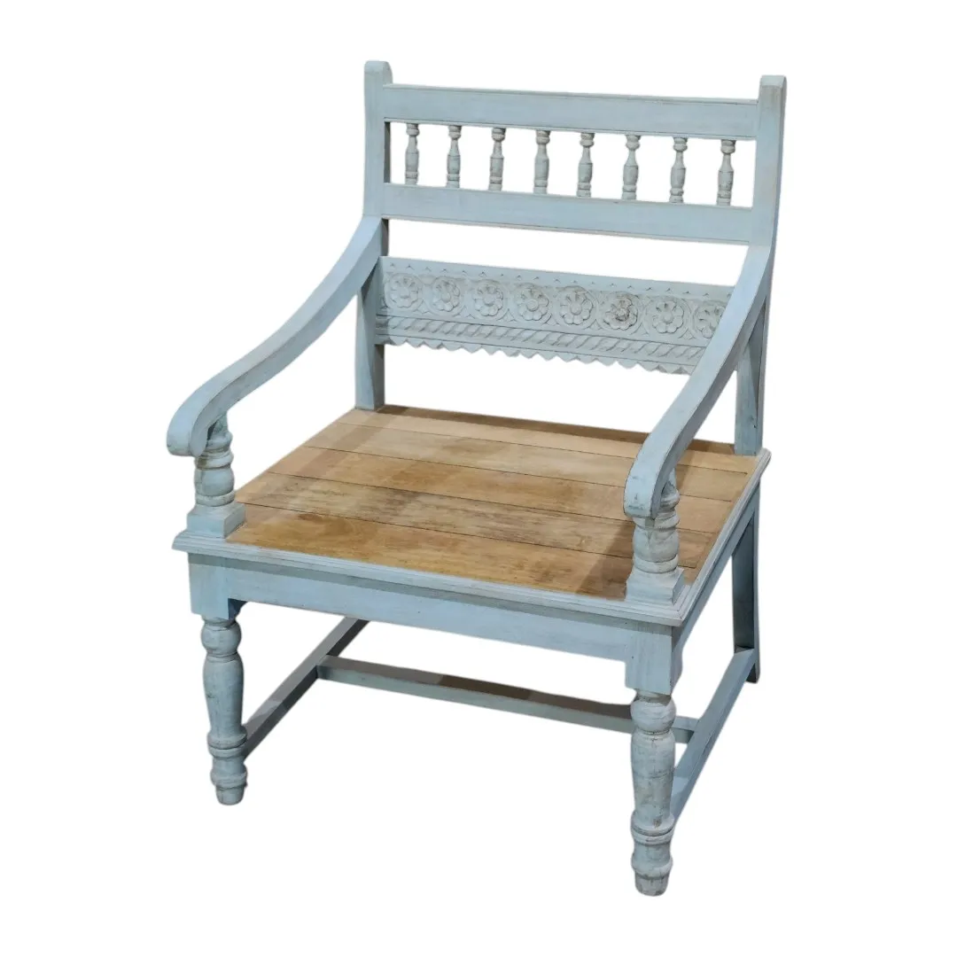 The Mewar Heritage Spindle Armchair