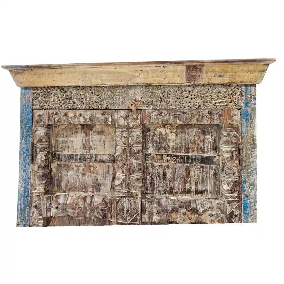 The Castillon Reclaimed Carved Armoire