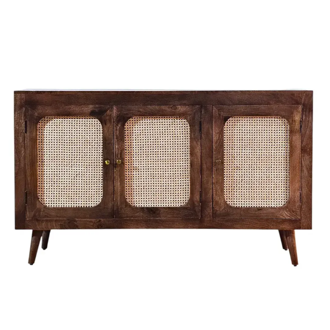 Buffet Canné - Natural Mid-Century Cane Buffet