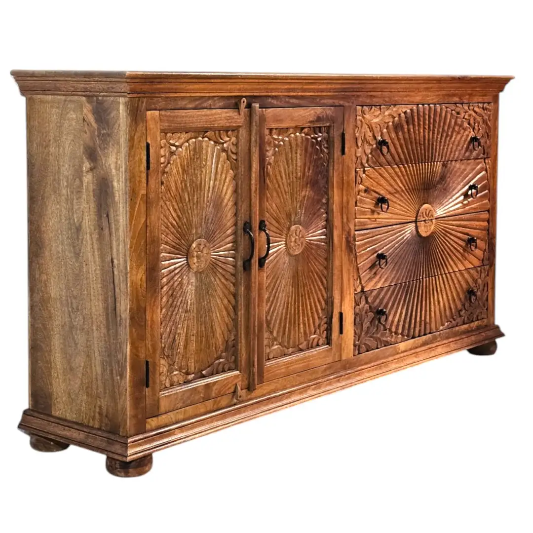 Sahara Sun Carved Sideboard