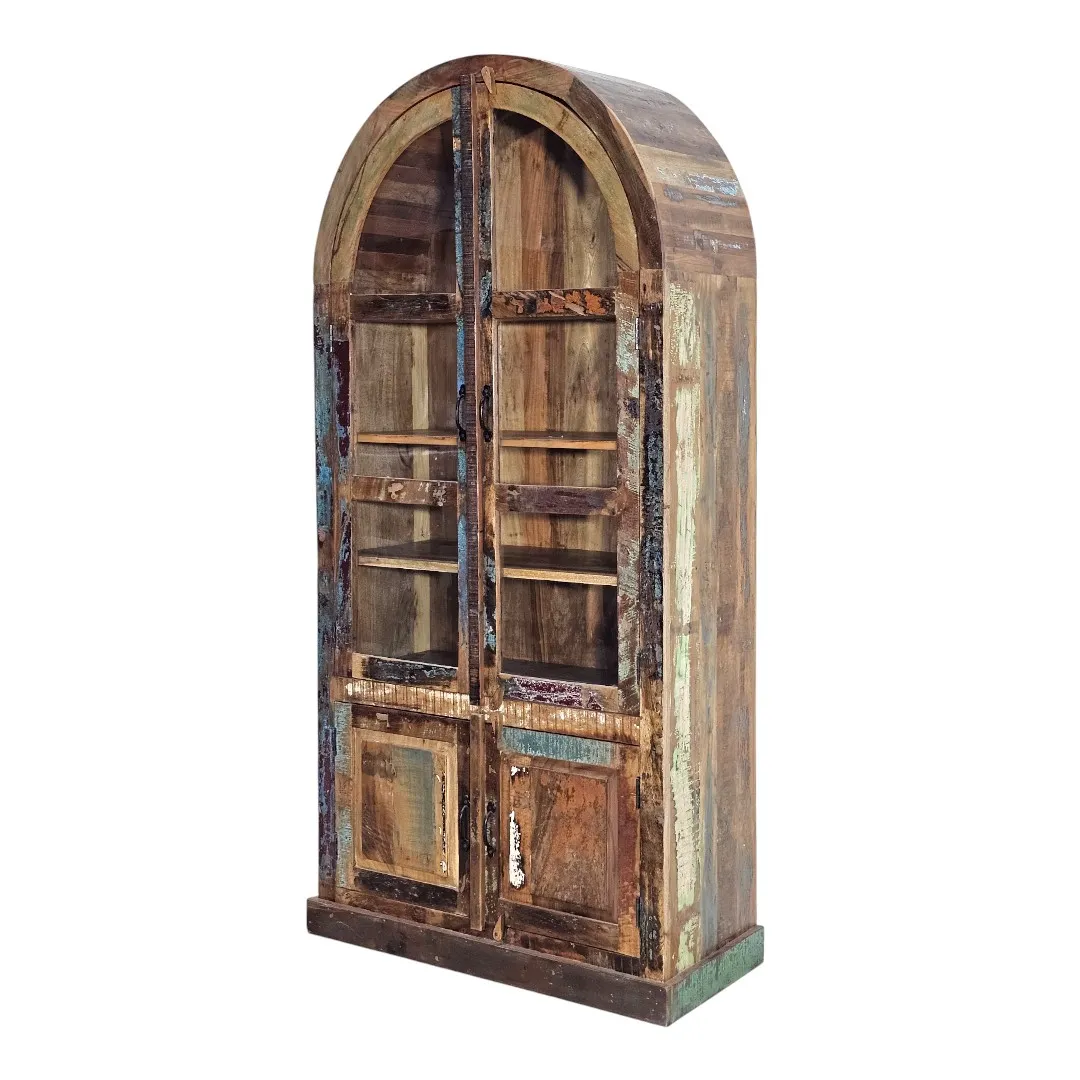 Archway Reclaimed Wood Display Cabinet