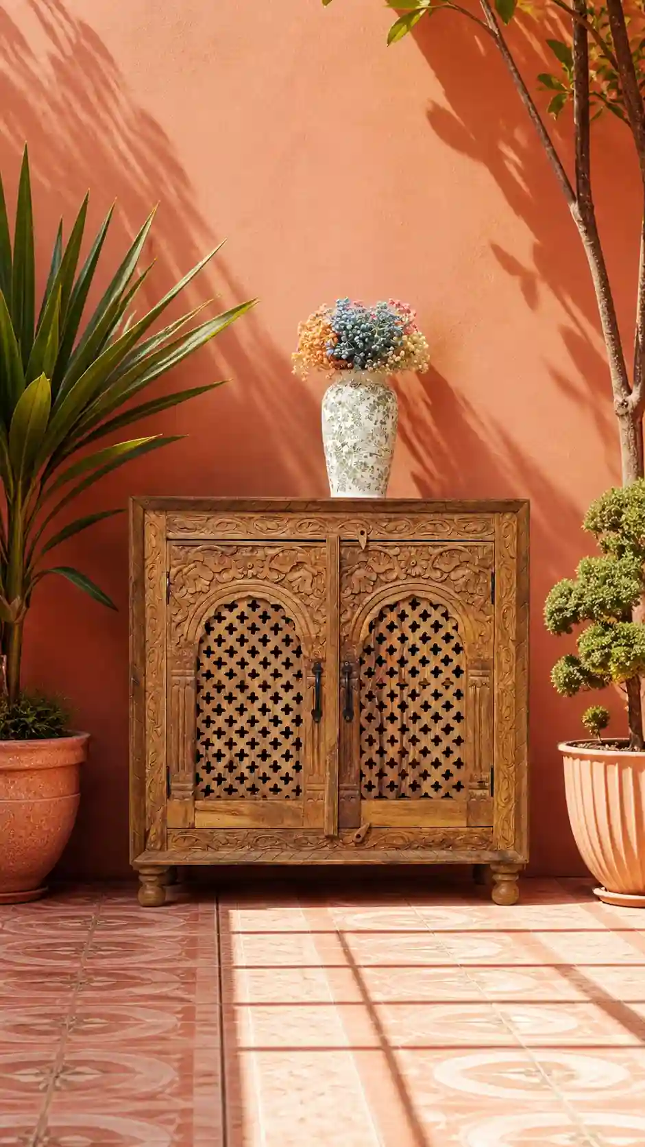 La Roseraie Secrète (The Secret Rose Garden) Sideboard / Small cabinet