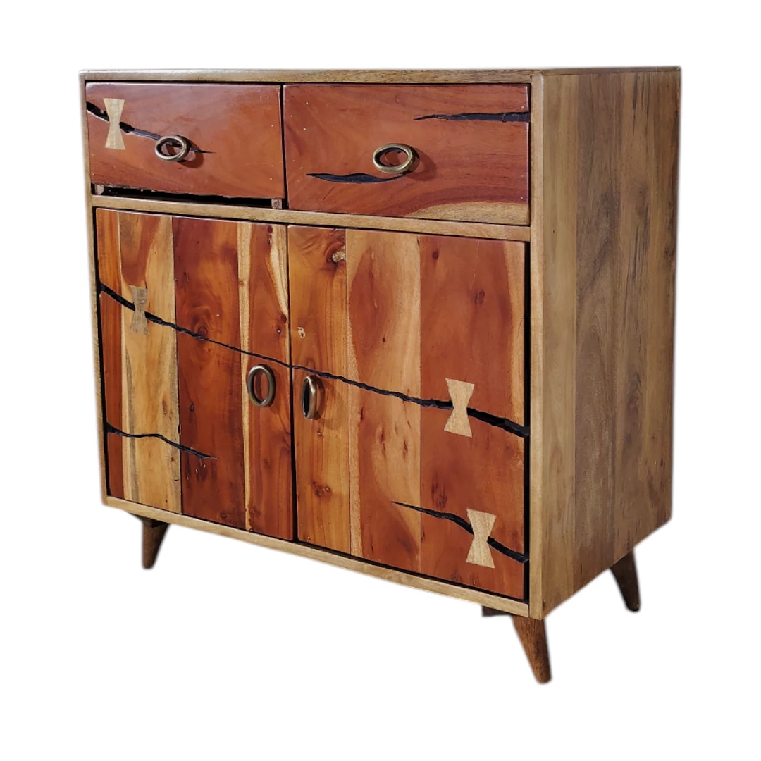 Kintsugi Acacia Cabinet