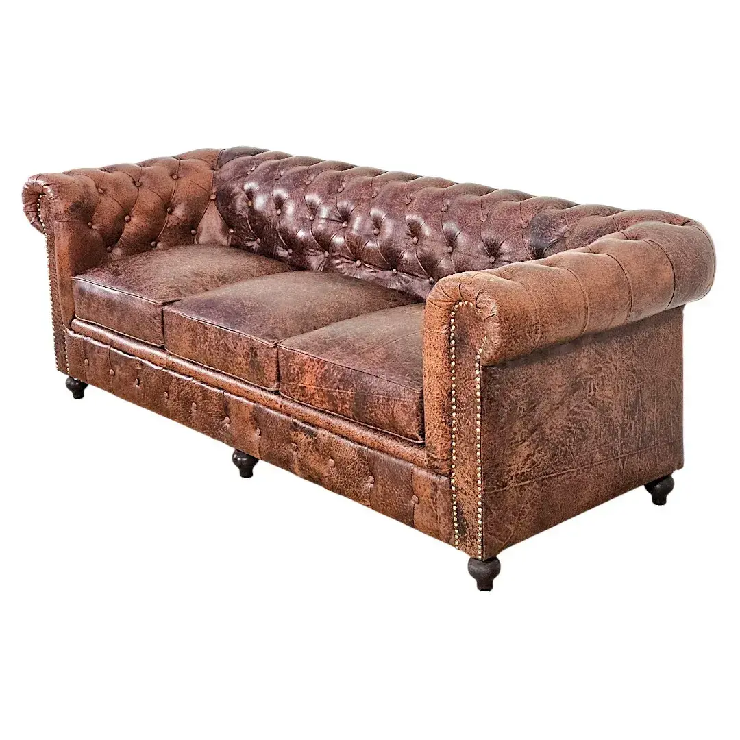 The Upland Leather Chesterfield Collection