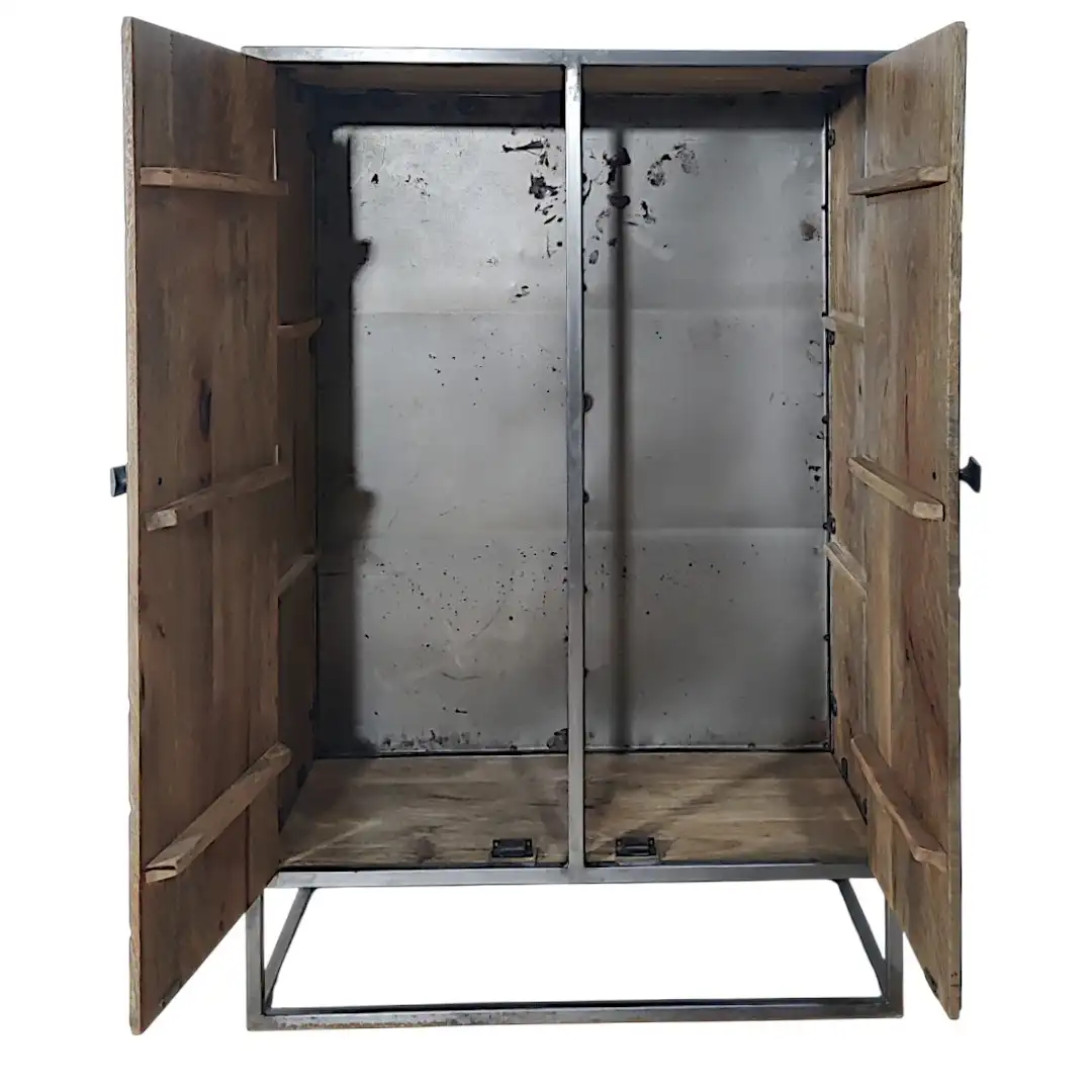 The Sierra Block-Front Timber Wardrobe