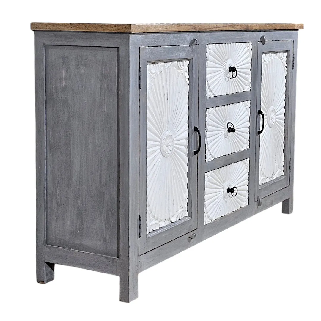 The Bahar Royal Sideboard بوفيه "بهار خراد" من خشب المانجو الصلب