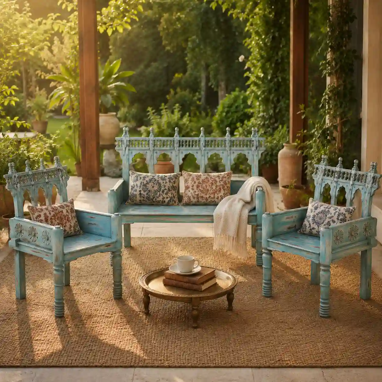 The Marrakesh Moonrise Bench (قمر مراكش)