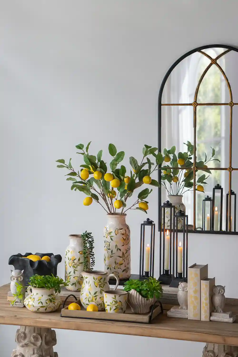 Limone Solare Ceramic Pitcher