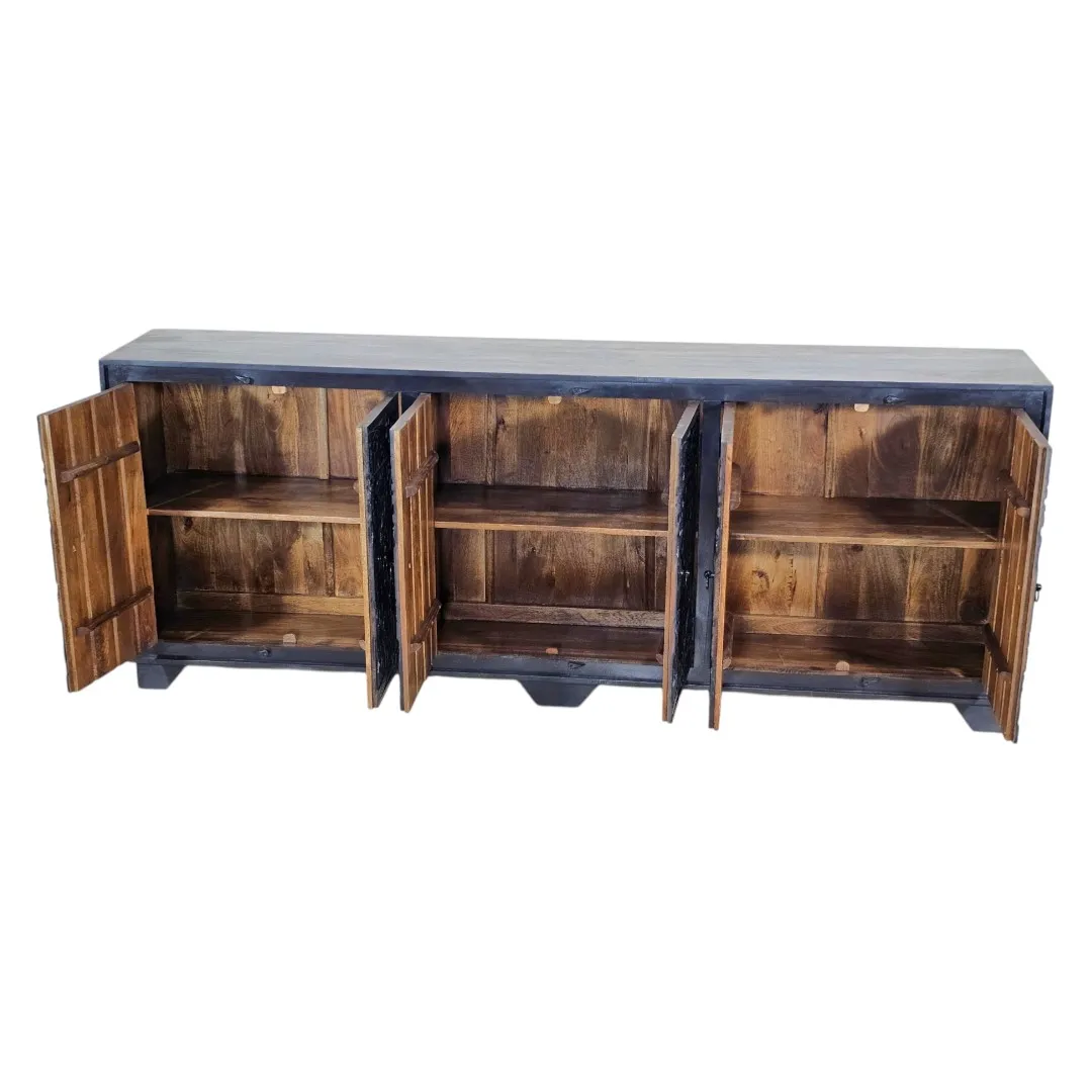 Mahout’s Journey: Noir Relief Heritage Sideboard