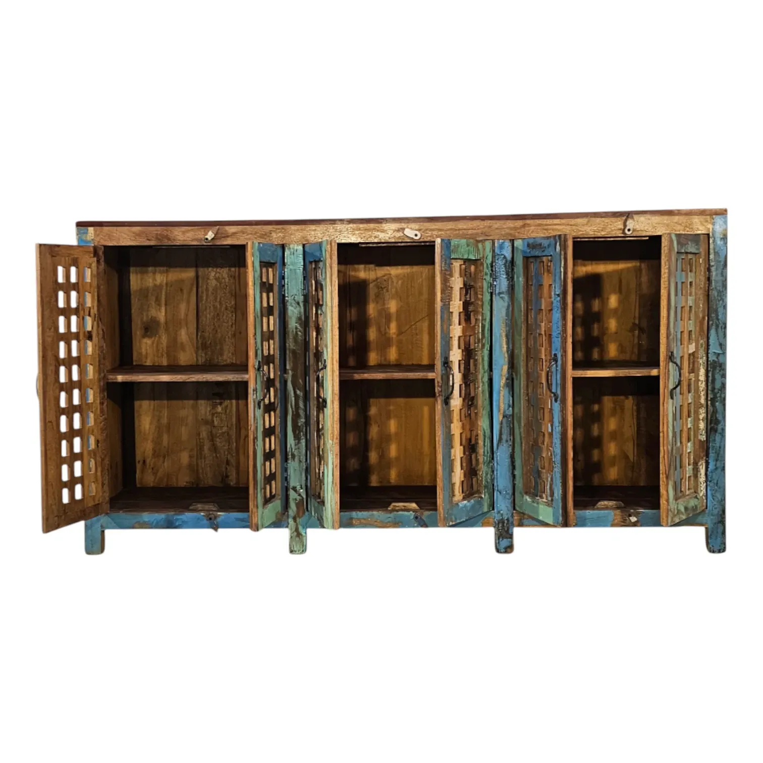 Kasbah Reclaimed Wood Jali Sideboard