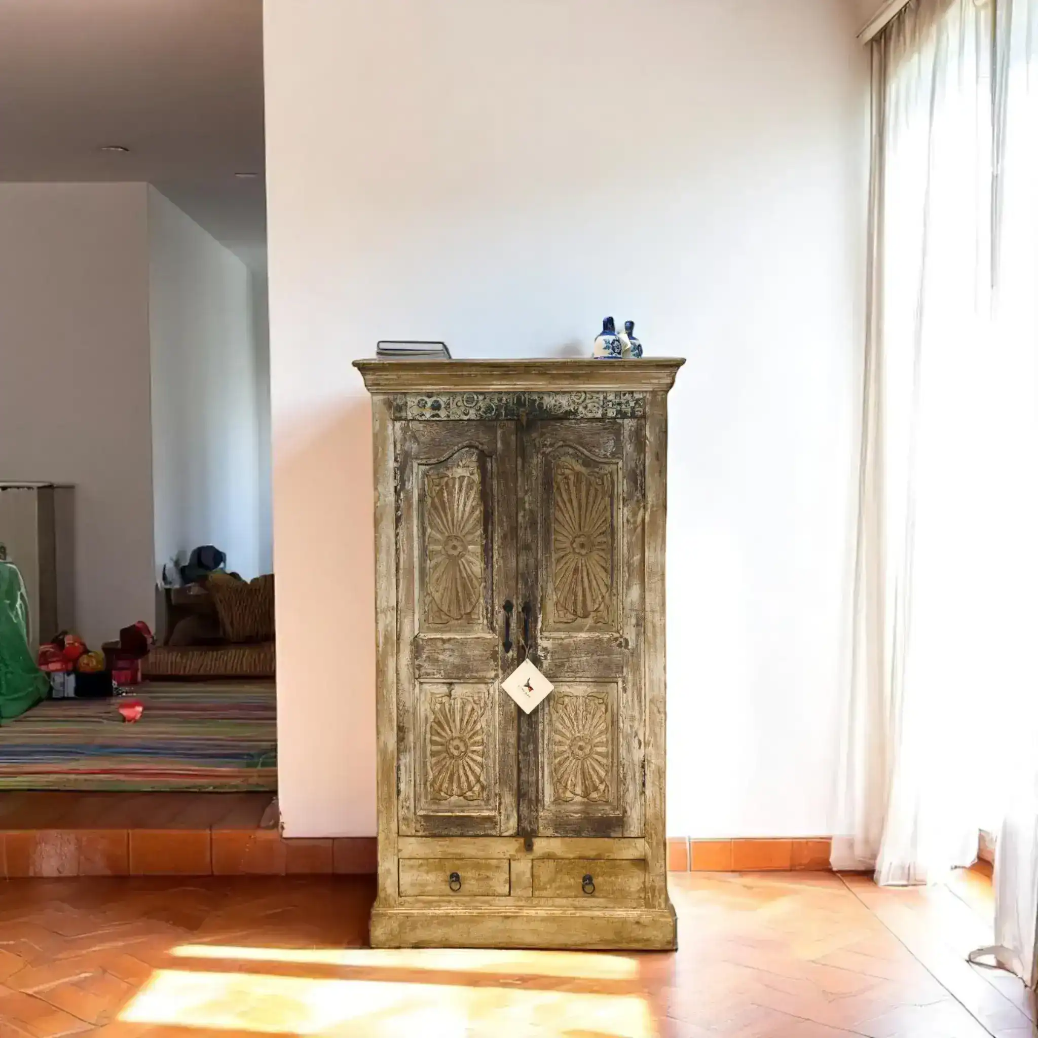 The Solstice Artisan Armoire/Heritage Carved Cabinet