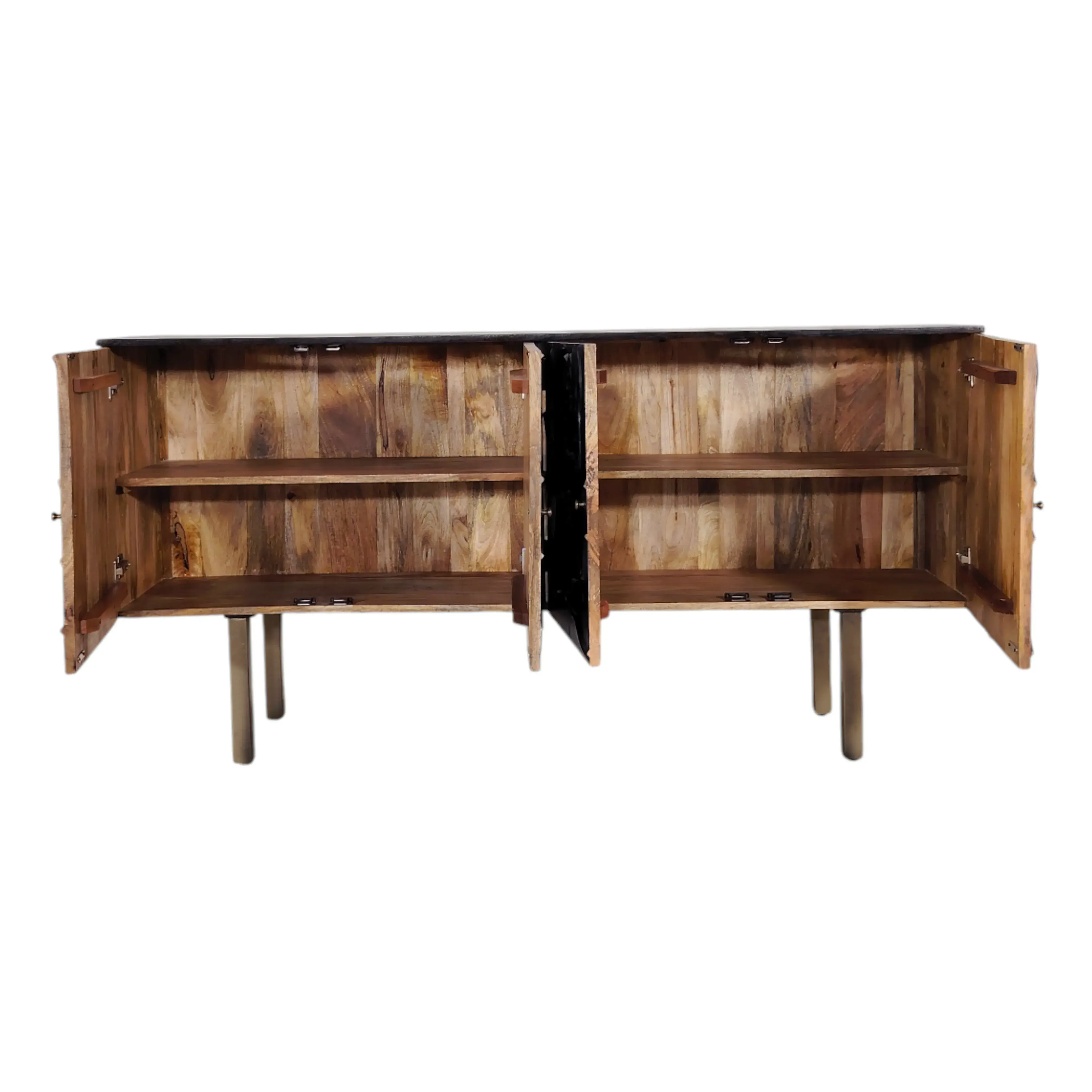 Patterned Sideboard Black