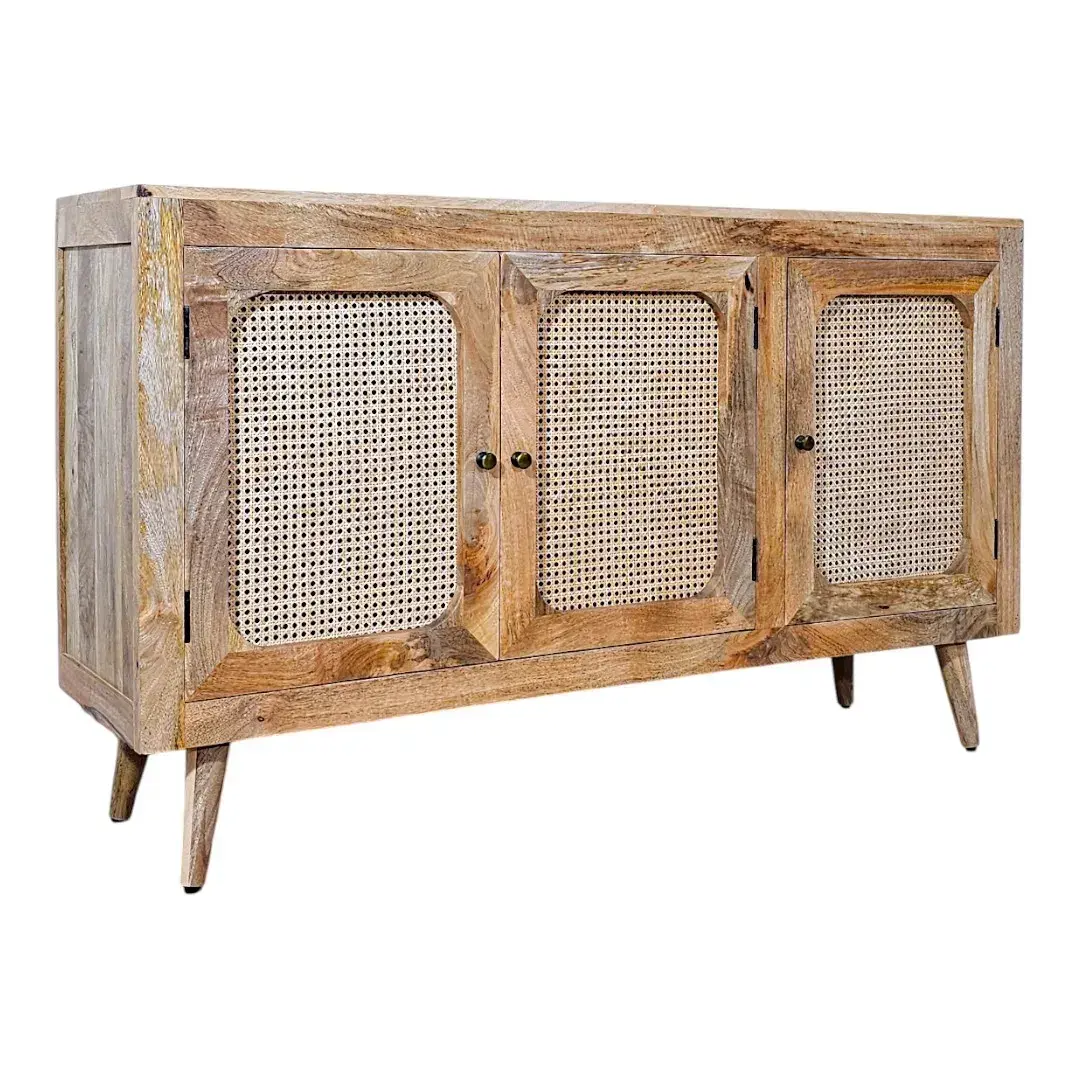 Buffet Canné - Natural Mid-Century Cane Buffet
