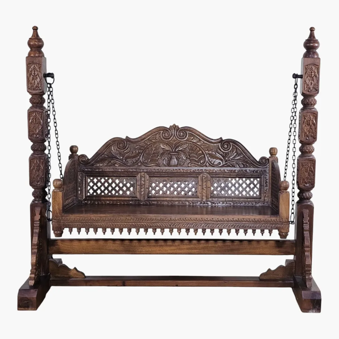 Serenity Carved Swing Bench