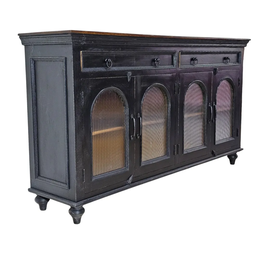 The Flute Glass Display Sideboard