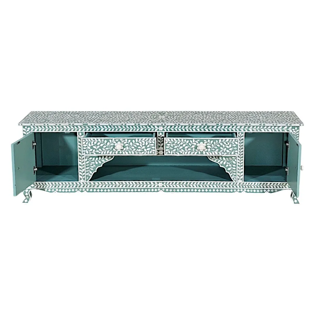 The Botanical Bloom Entertainment Center