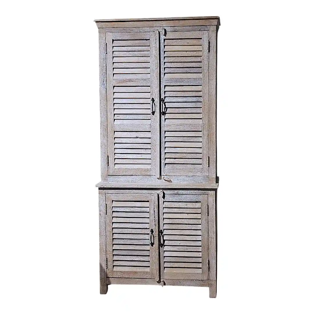 The Levantine Louvered Armoire
