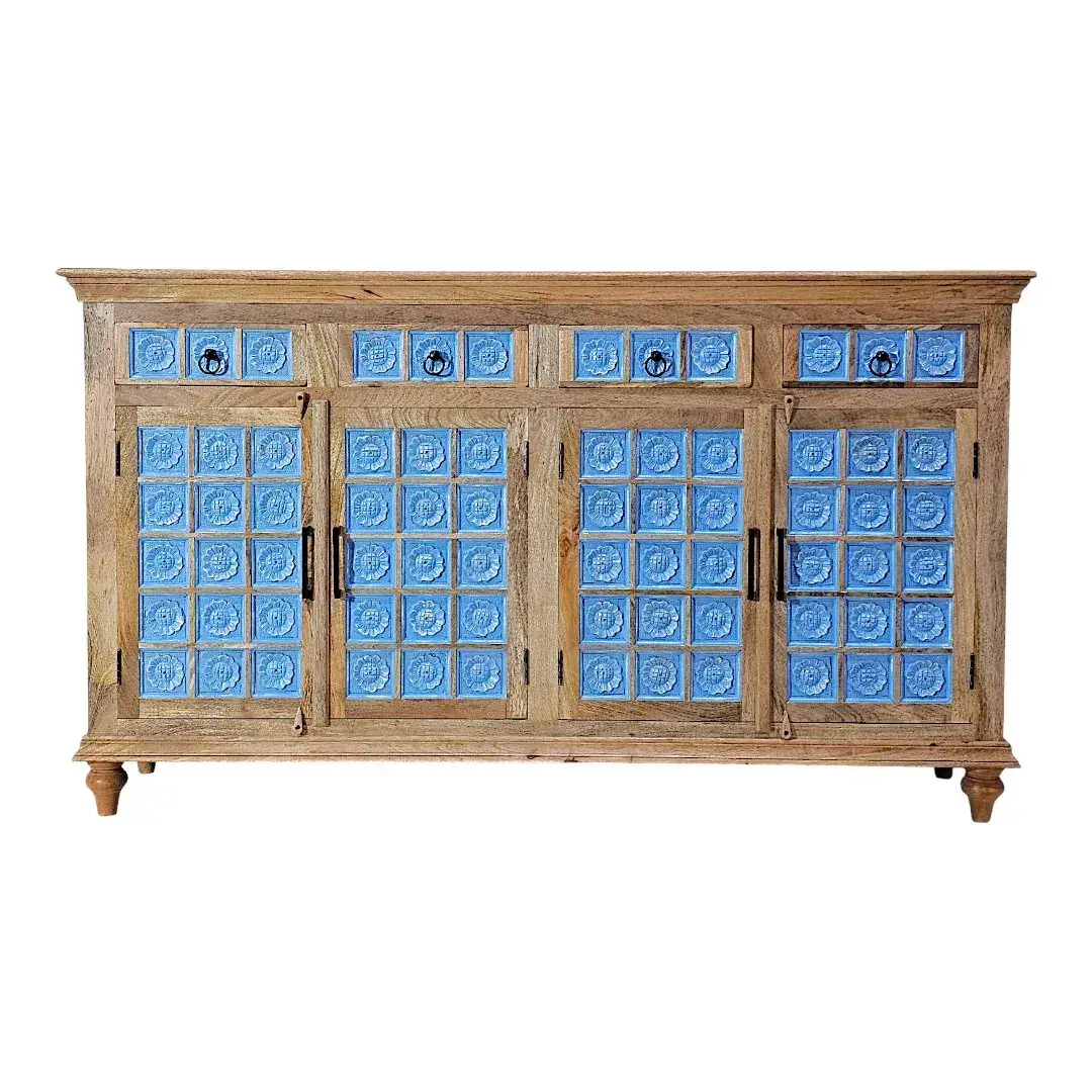 The Azulejo Chronicle Sideboard - 4 Door