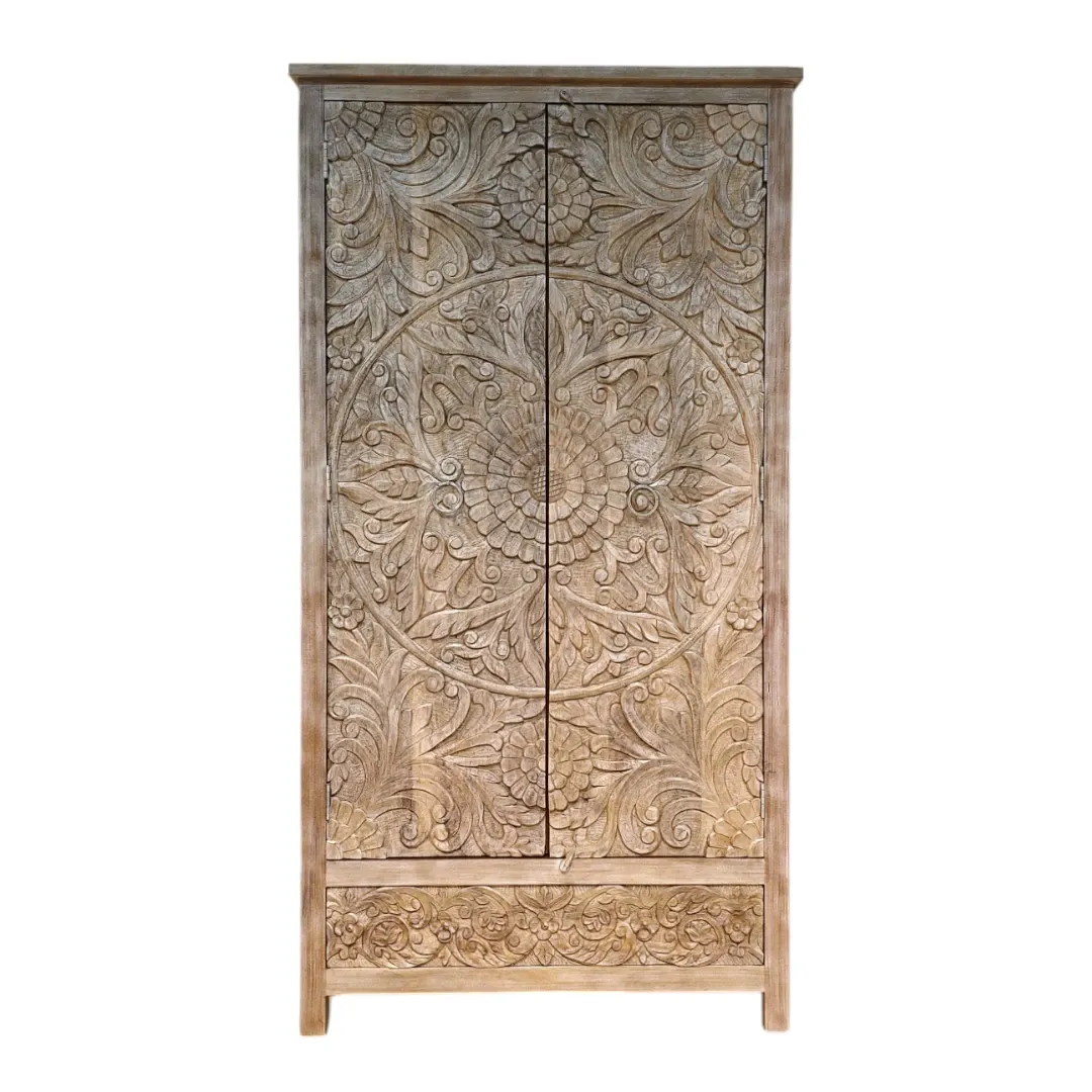 Oasis Carved Wardrobe
