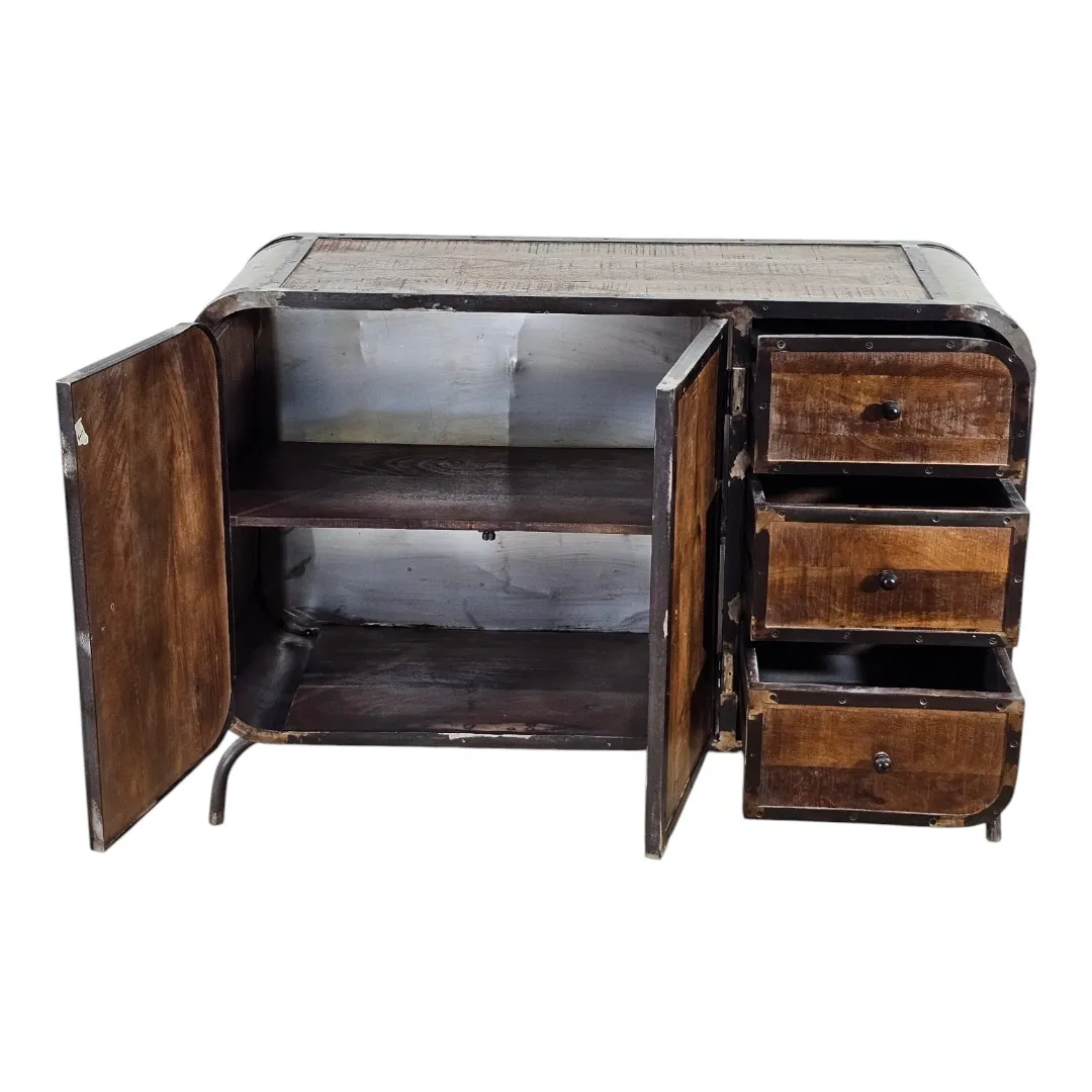 The Industrial Capsule Reclaimed Timber Sideboard