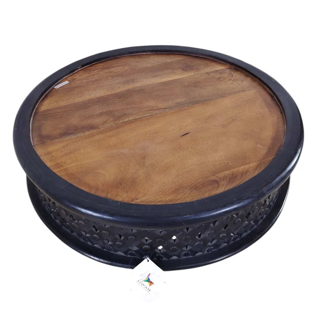 AZTEC Carved Coffee Table