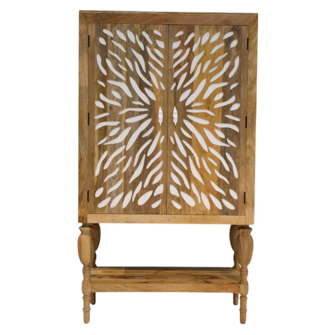 Nature’s Carve Accent Cabinet