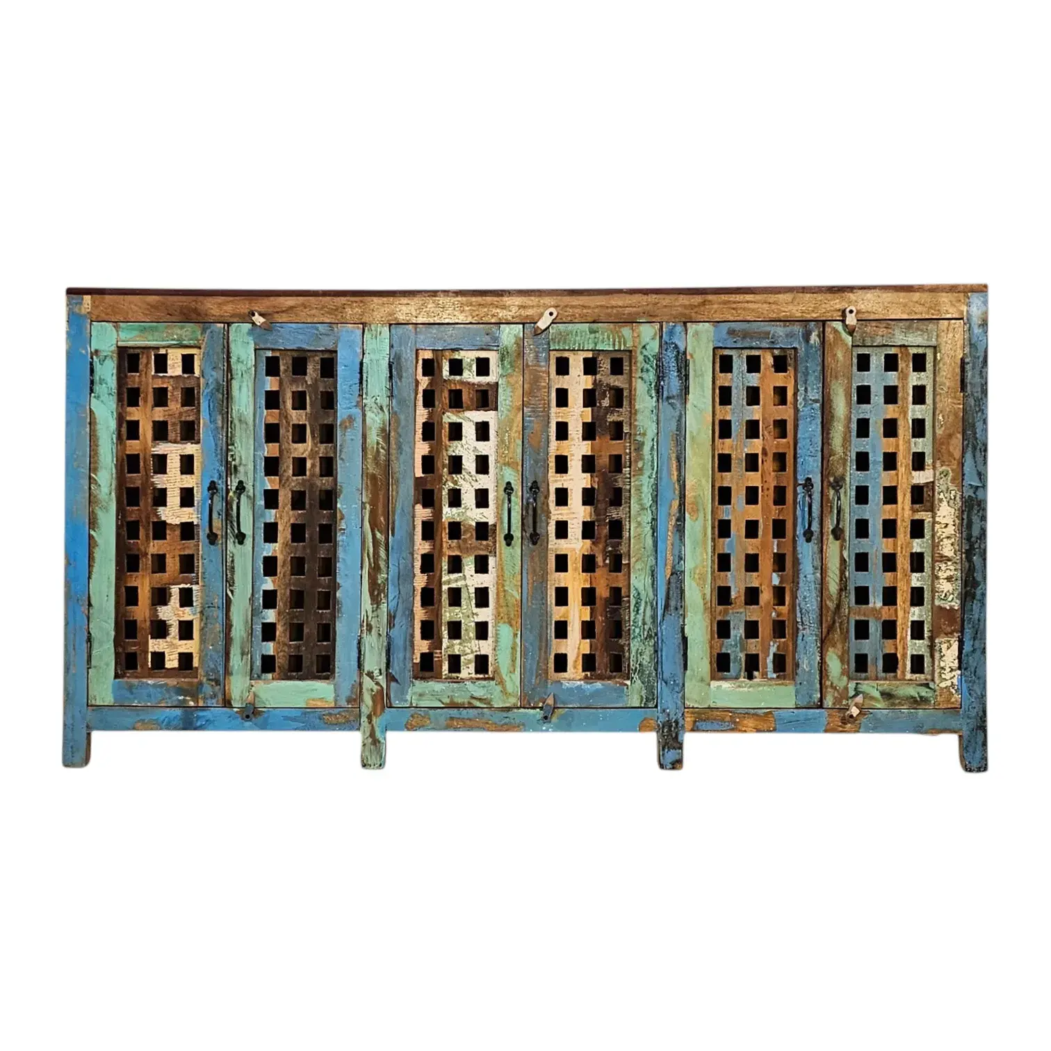 Kasbah Reclaimed Wood Jali Sideboard