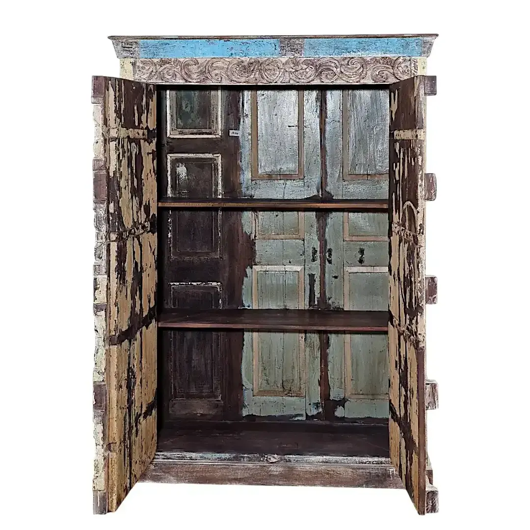Oasis Rustic Multi-Tone Storage Cabinet