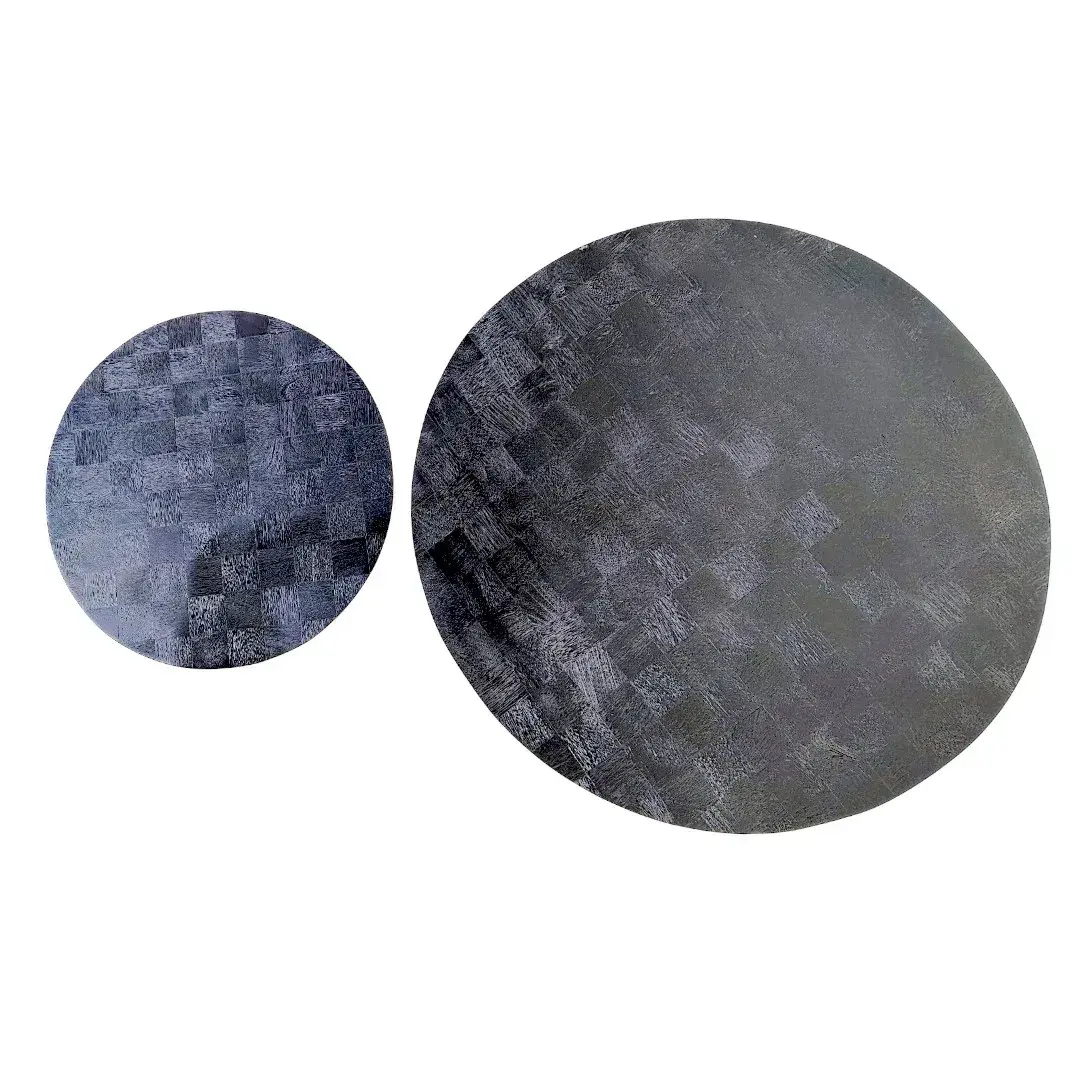 Sonoma Black Parquet Nesting Tables