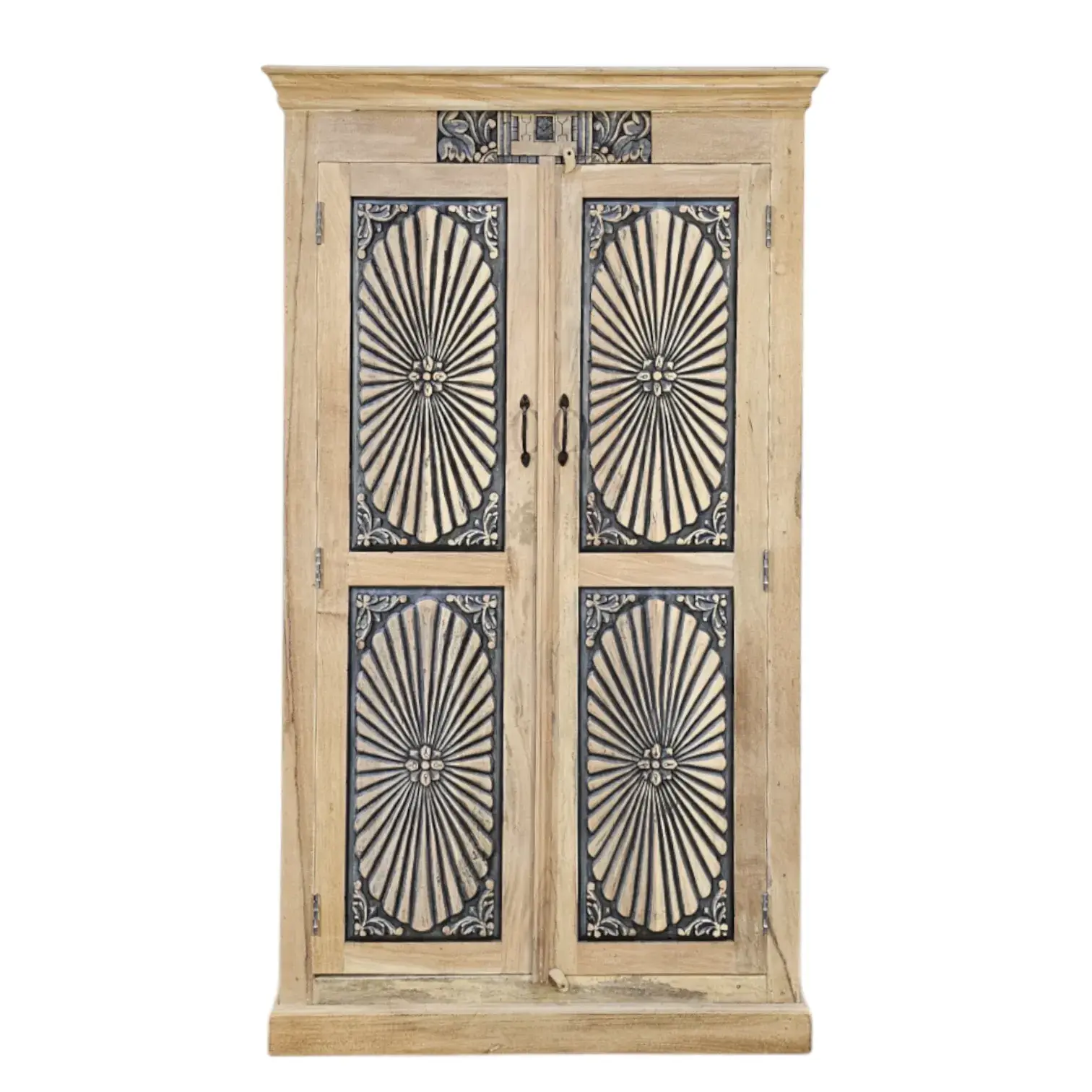 The Aura Carved Armoire / Cabinet