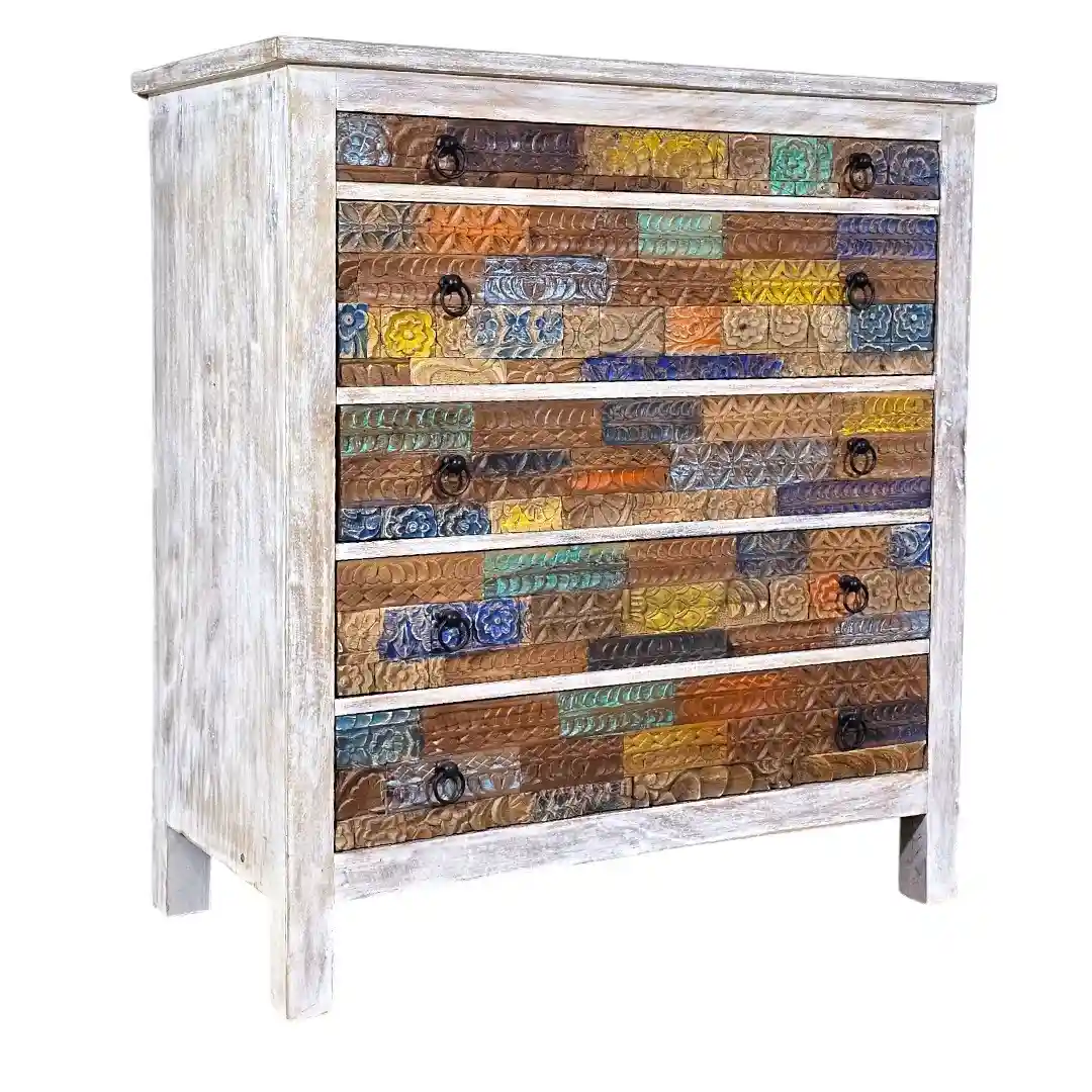 Bazaar Mosaic Tallboy Chest / خزانة "بازار" الطويلة