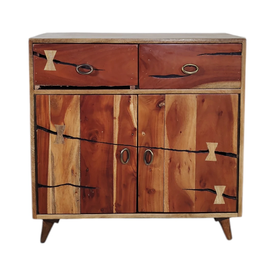 Kintsugi Acacia Cabinet