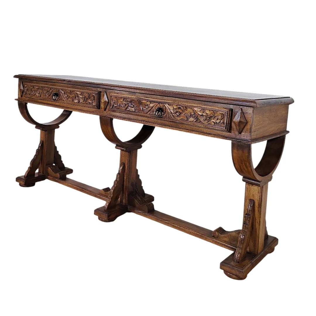 Verona Carved Console Bench
