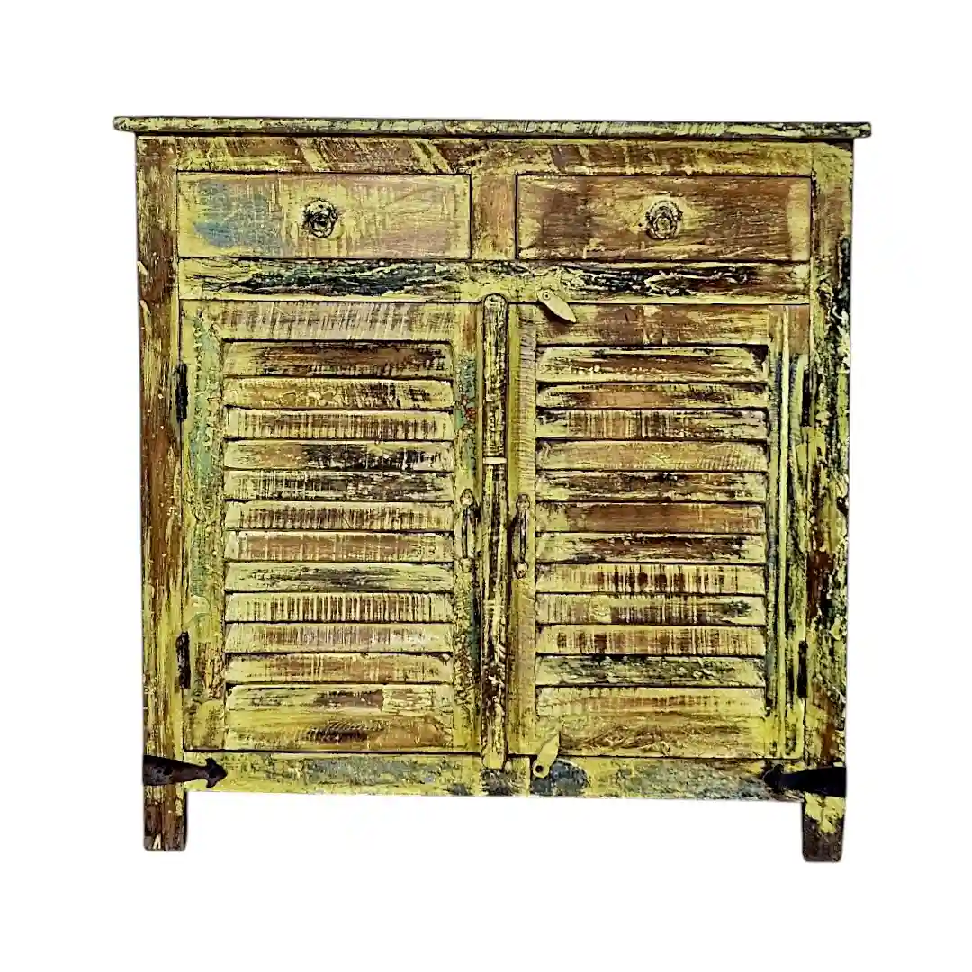 The Avignon Provincial Louvered Sideboard