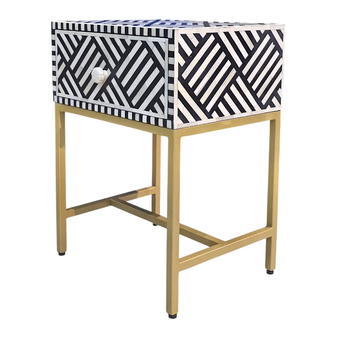 The Linear Lattice Inlay Nightstand