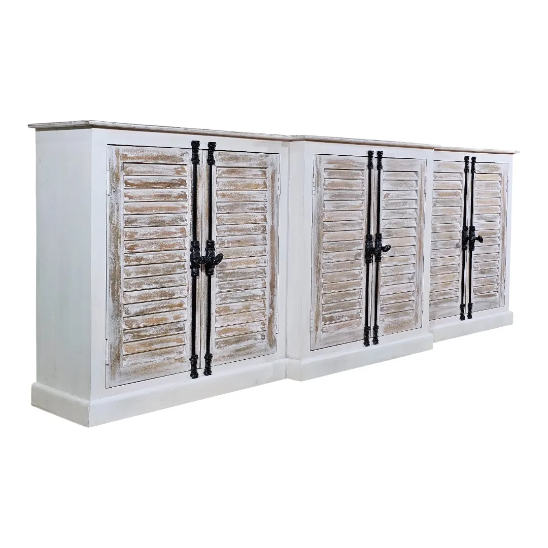 The Versatile Shutter Sideboard - Wide Storage Cabinet (Aparador de Persianas)