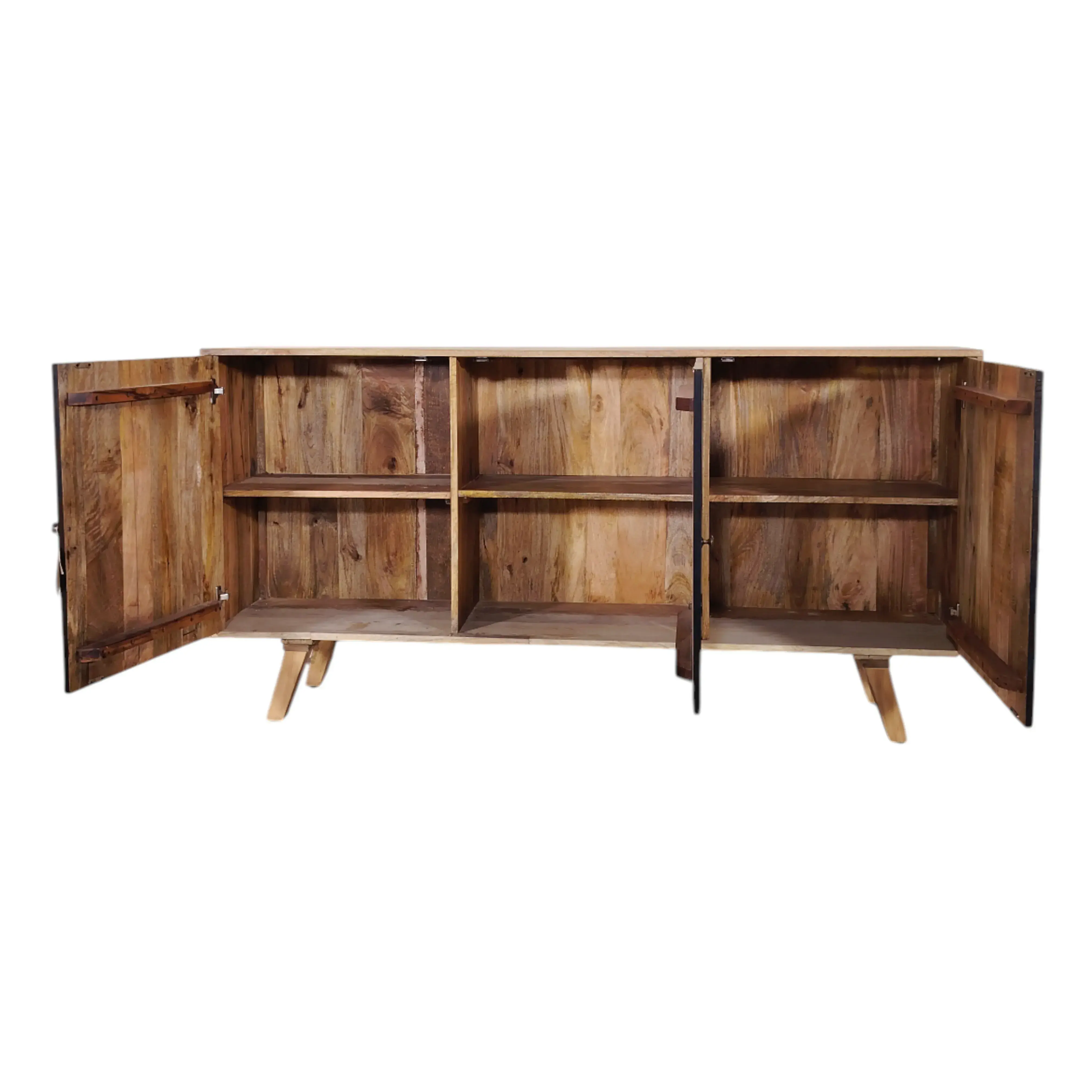 Patterned Wood Sideboard