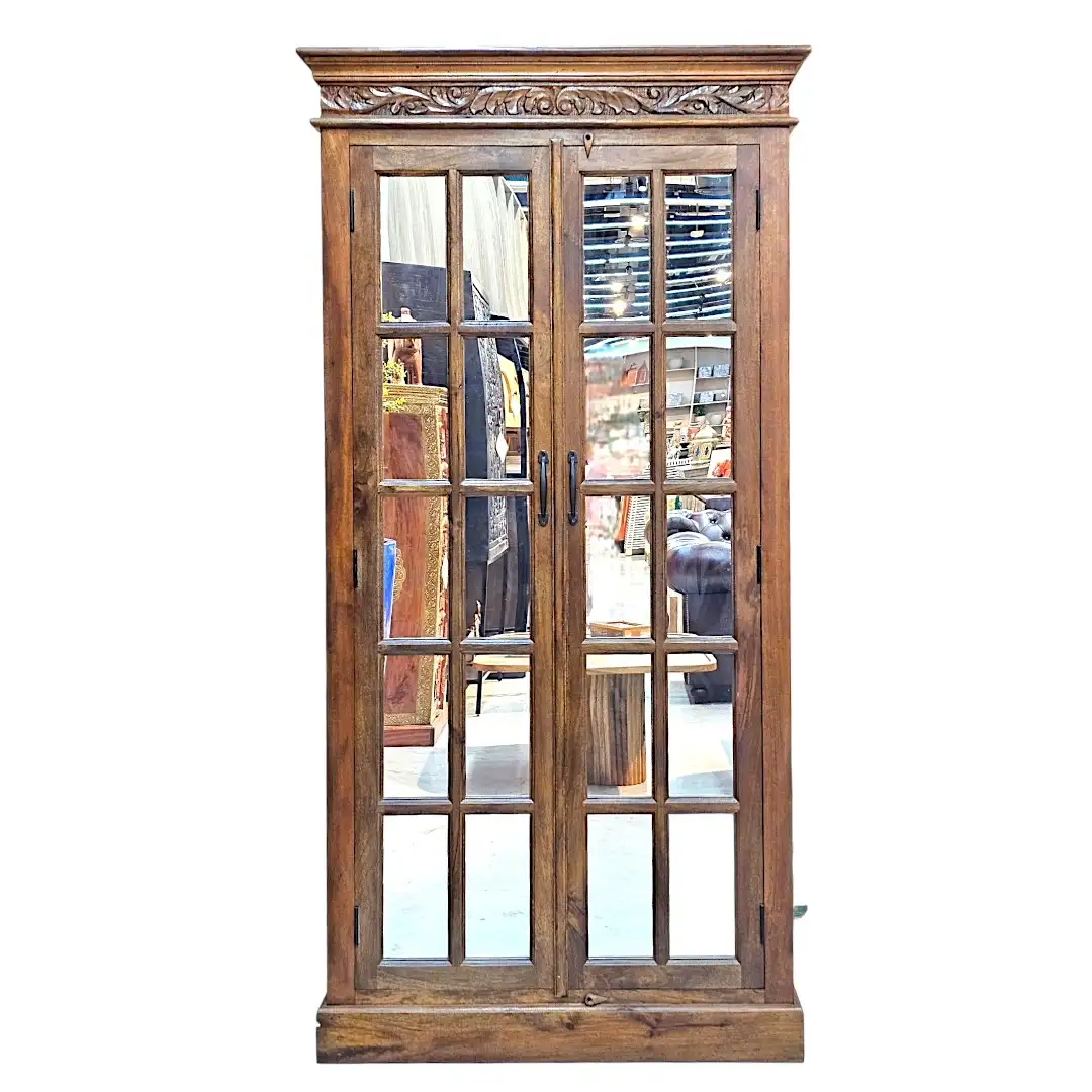 The Al-Sadu Artisan Mango Mirrored Armoire