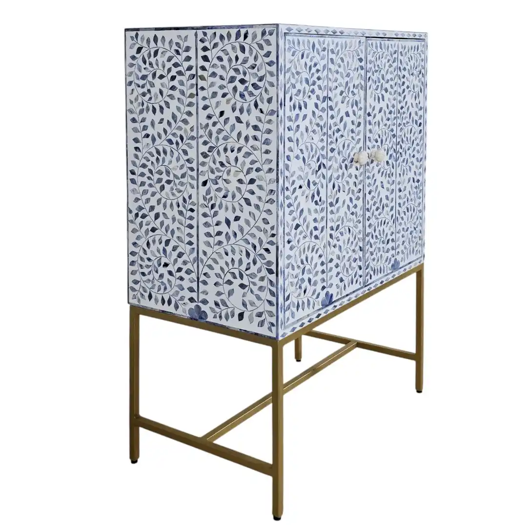 Al-Lawa'ih Bone Inlay Cabinet