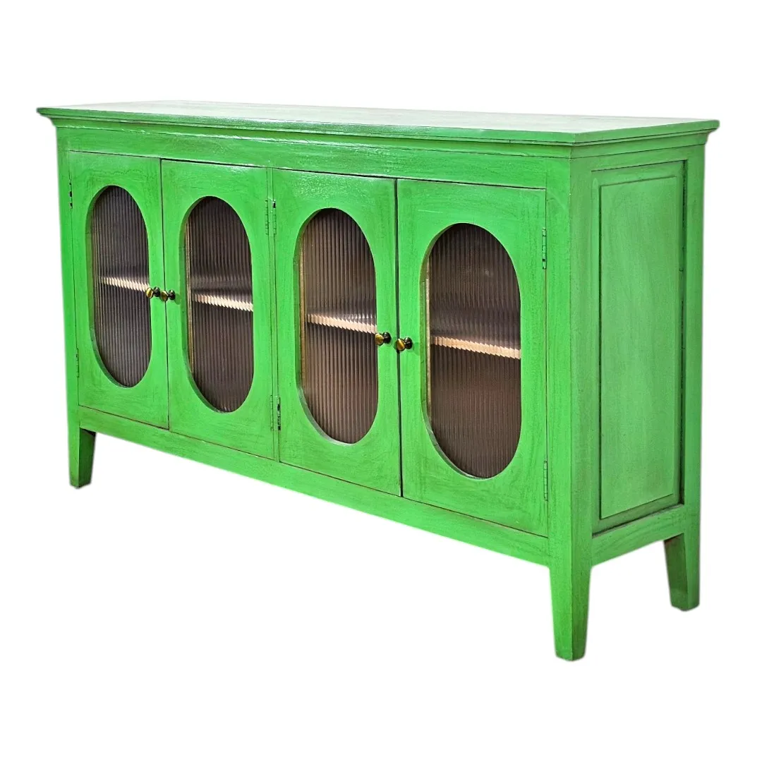 Grand Oval Console - Marigold Finish