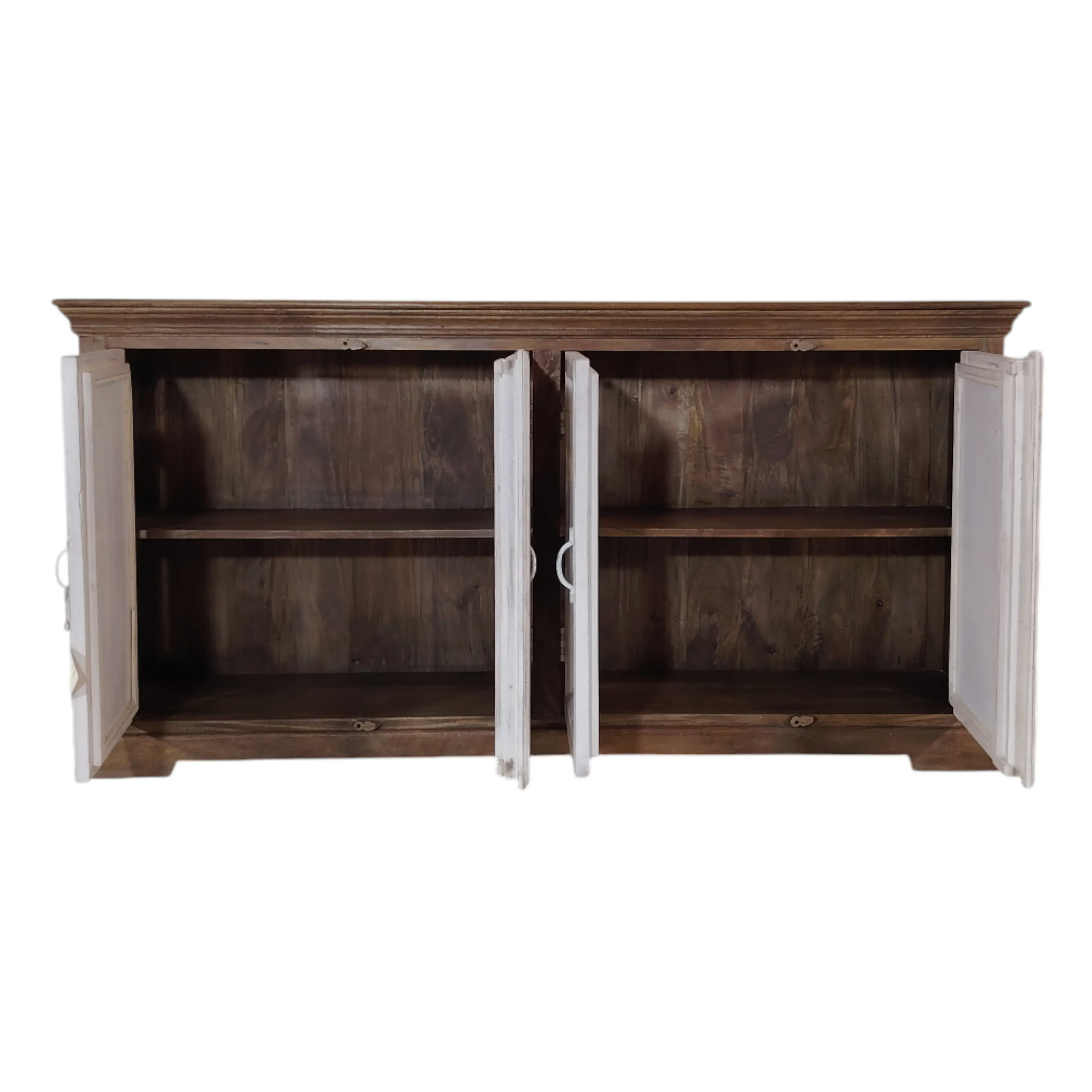 Jaipur Mirror Carved Sideboard